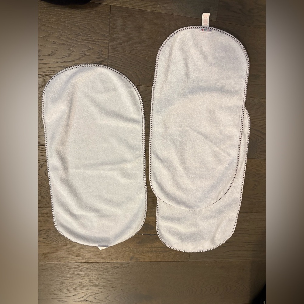 Munchkin White baby waterproof burp pads all new